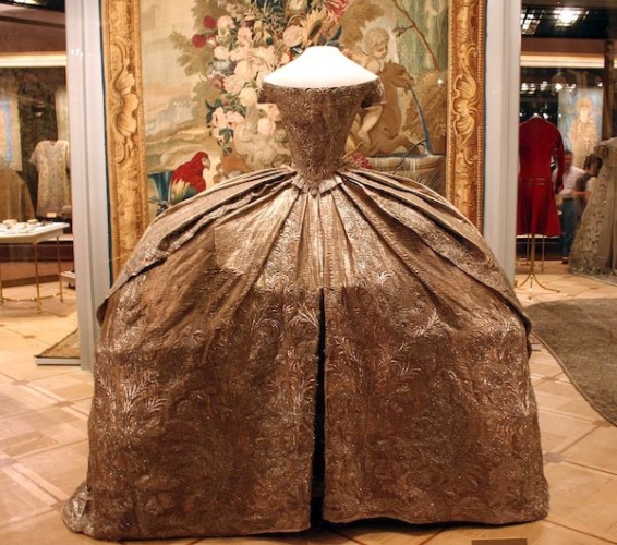 Catherine the Great's wedding dress, 1745, Kremlin Armoury