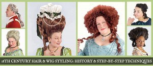 18th c. hair wig book