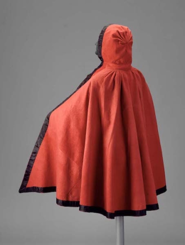 Woman's hooded cloak, last quarter of the 18th century, Boston MFA.