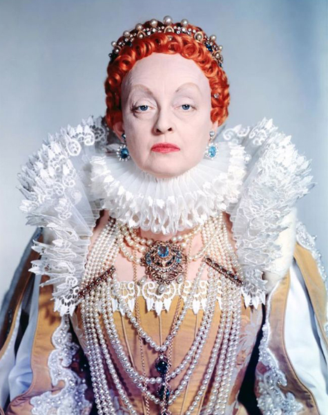 Bette Davis as Queen Elizabeth I