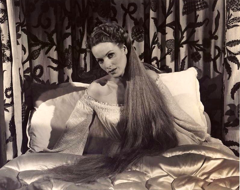 Maureen O'Hara "Lady Godiva of Coventry" (1955). Costumes by Edward Stevenson.