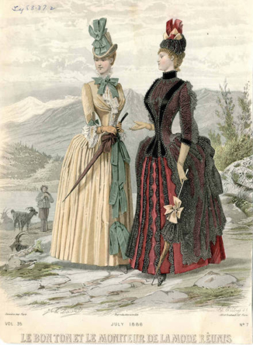 1886 Le Bon Ton et le Moniteur de la Mode Reunis