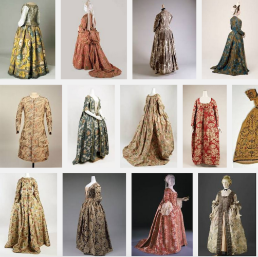 18th century floral dresses