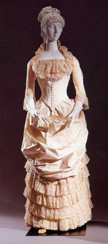 Afternoon dress, c. 1884, Galleria del Costume