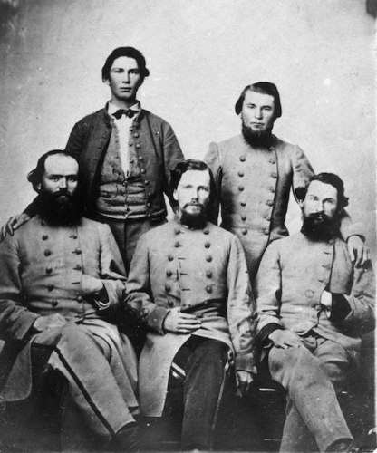 Confederate soldiers, Richmond History Center.