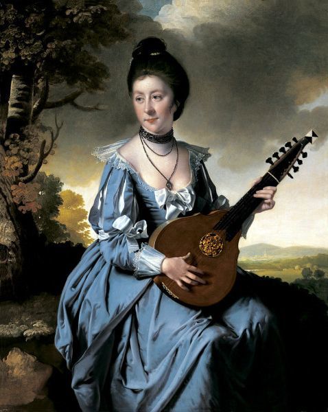 Joseph Wright of Derby: Portrait of Mrs. Robert Gwilym, 1766