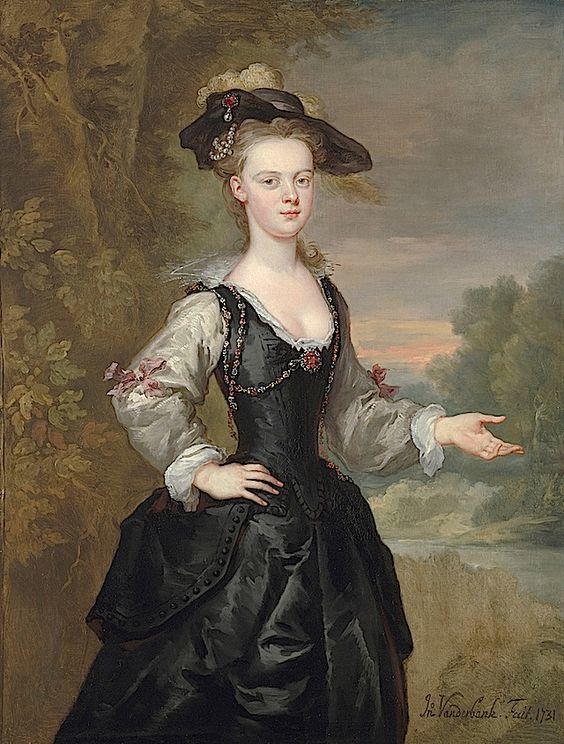 "Portrait of a lady", John Vanderbank, 1731.