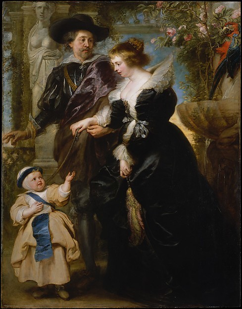 "Portrait of Hélène Fourment," Peter Paul Rubens, 1635.