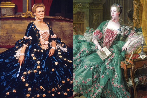 Dangerous Liaisons Madame de Pompadour gown 1988