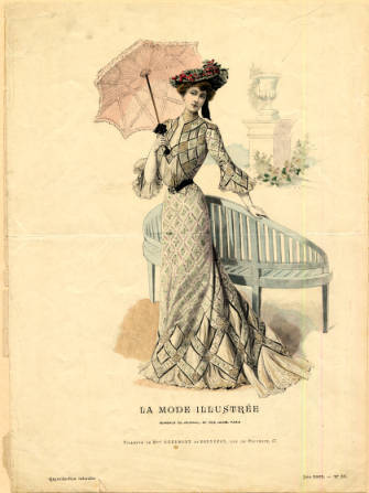French fashions, Summer 1902, Bureaux du Journal, Claremont Colleges Fashion Plate Collection