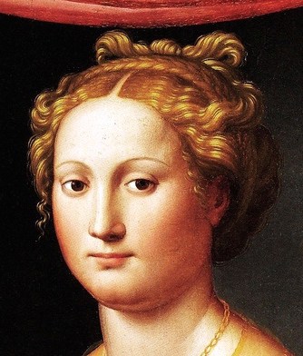 Innocenzo di Pietro Francucci da Imola, "Portrait of a Woman (possibly Vannozza Cattanei)," Galleria Borghese