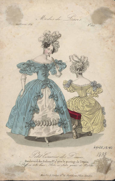 Petit Courrier des Dames, 1833.
