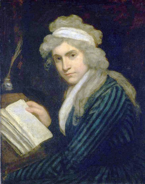 Mary Wollstonecraft, 1790, by John Opie