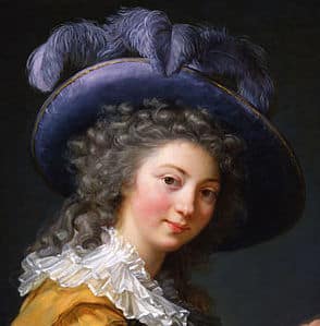 Lady Folding a Letter by Elisabeth Vigée Le Brun, 1784