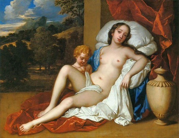 Barbara Villiers Nell Gwyn Portrait of a young woman and child, as Venus and Cupid Peter Lely