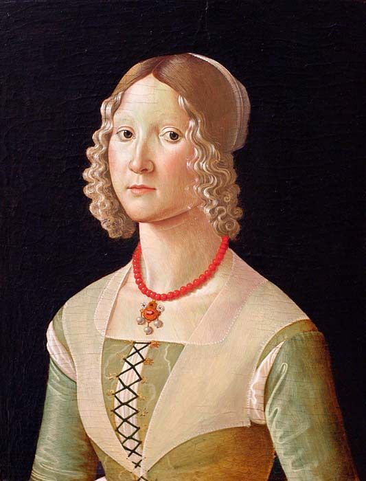 Davide Ghirlandaio, Selvaggia Sassetti (born 1470), circa 1487-88. Metropolitan Museum of Art