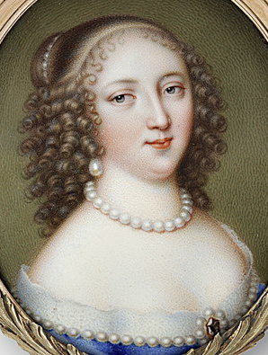 Portrait présumé de Mademoiselle de Montpensier by Jean Petitot le Veux, Musée du Louvre