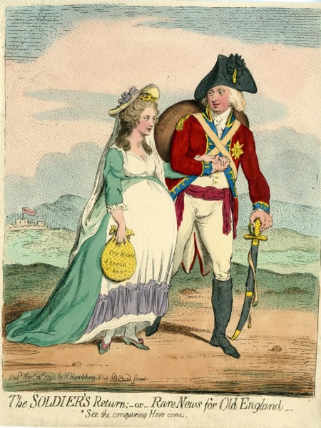 1791, The Soldier's Return, the British Museum