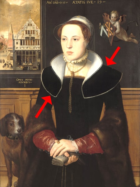 1523 , unknown lady, by Pieter Pourbus