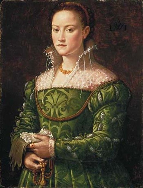 Alessandro Allori (?), Portrait of a Lady, c. 1560, oil on panel San Diego Museum of Art.