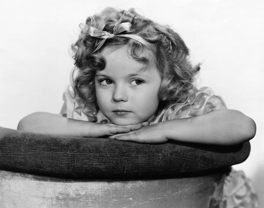 Shirley Temple, ultimate child star, rocks the hair bow.