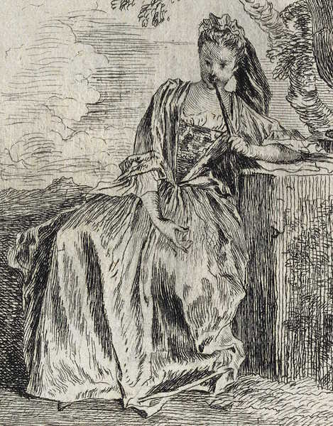 Figures de modes by Antoine Watteau, c. 1720, Bunka Gakuen Library