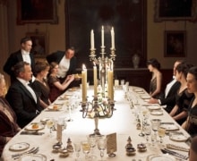 Downton Abbey dining room
