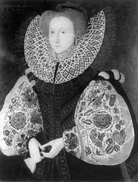 1587, unknown girl by John Bettes the Younger
