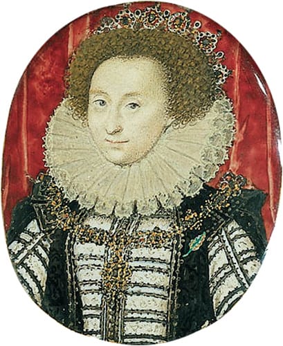1590-95, Lettice Knollys, by Nicholas Hilliard