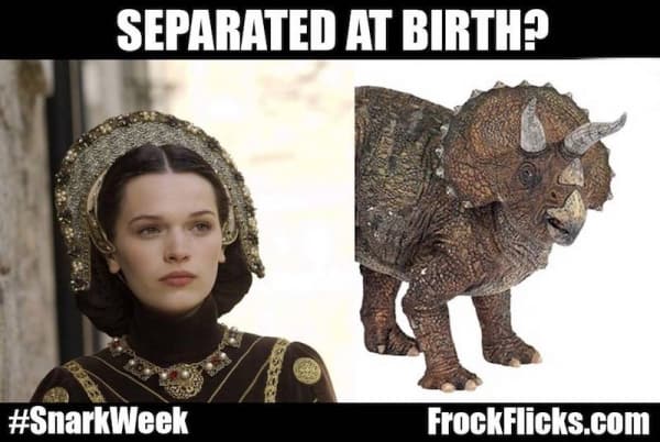 Snark Week meme triceratops