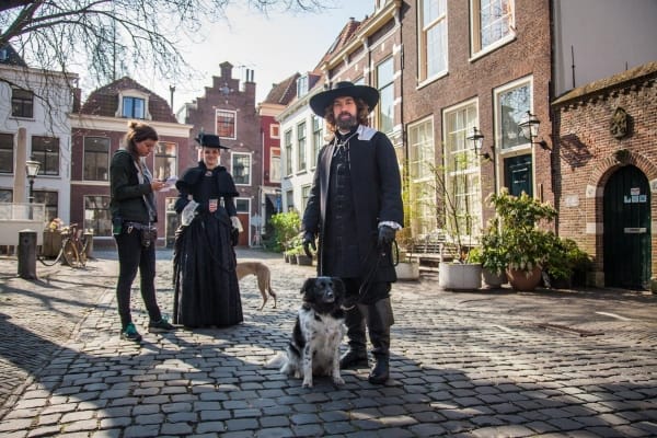 The Miniaturist (2018) - bts - filming in Leiden