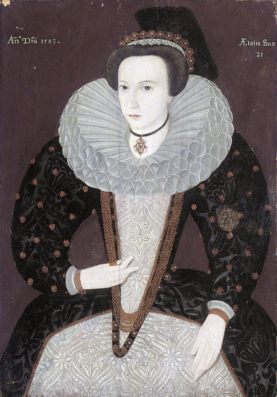 1583 - English portrait of a lady age 21