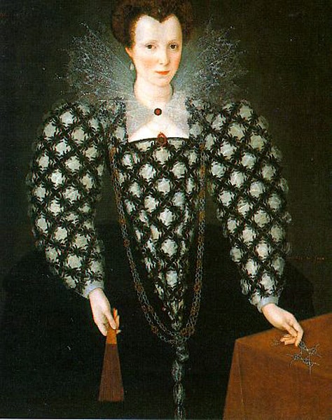 1592 - portrait of Mary Rogers, Lady Harrington