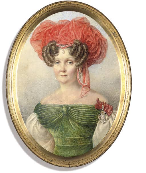 Anthelme-François Lagrenée, Portrait of Ekaterina Aleksandrovna Kologrivova, née Chelishcheva (1778-1857), 1820s, Christie's