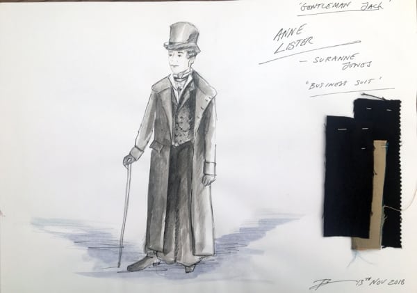 Gentleman Jack (2019) - Anne Lister, Business Suit, courtesy of Tom Pye