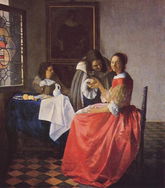 Girl With a Wine Glass, 1659-1660, by Johannes Vermeer