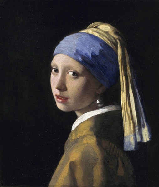 Girl With a Pearl Earring, 1665, by Johannes Vermeer