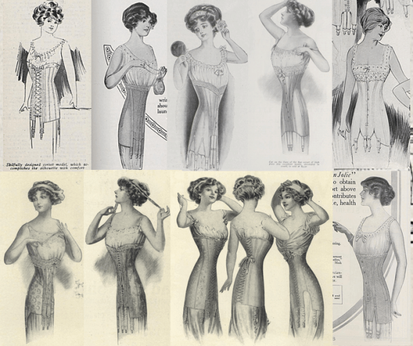 Corsets 1911-1912 from Vogue Magazine