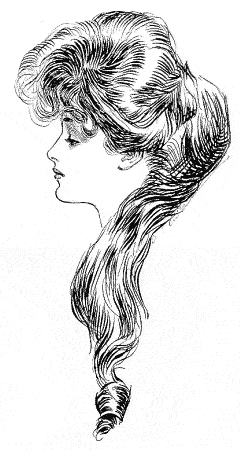 The Eternal Question (Evelyn Nesbit) by Charles Dana Gibson 1901