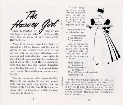 Harvey Girls Manual