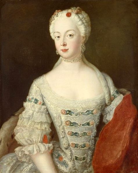 Antoine Pesne, Portrait of the Queen of Prussia Elisabeth Christine of Brunswick-Bevern (1715 to 1797), c. 1735, via Wikimedia Commons