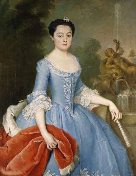 Joachim Martin Falbe, Henriette Amalie of Anhalt-Dessau, 1740-45, Schloss Mosigkau