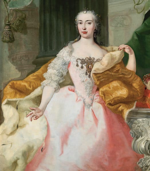 Attributed to Martin van Meytens, Portrait of Maria Theresa of Austria (1717-1780) or her sister Maria Anna (1718-1744), c. 1741, Hungarian National Museum