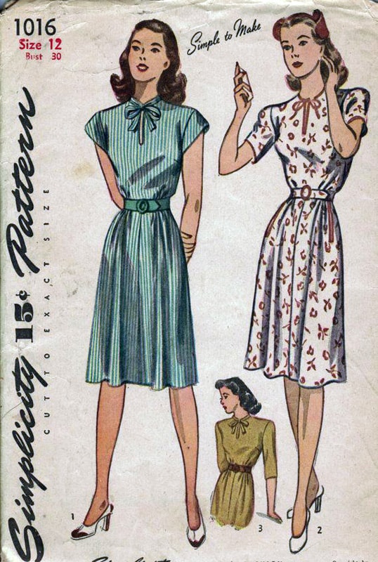 1940s - Simplicity Pattern 1016