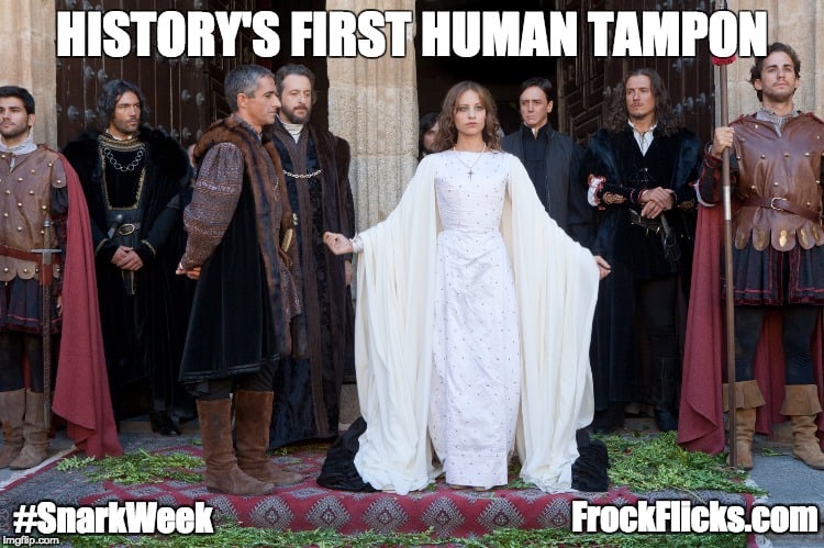 Isabel (2011–2014) snark 'History's first human tampon'
