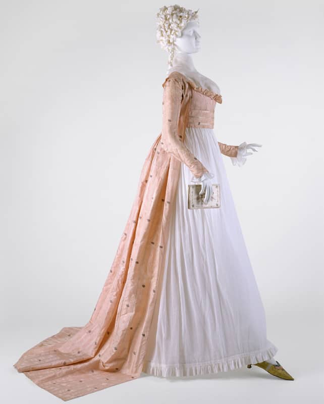 1790s - American gown via Met Museum