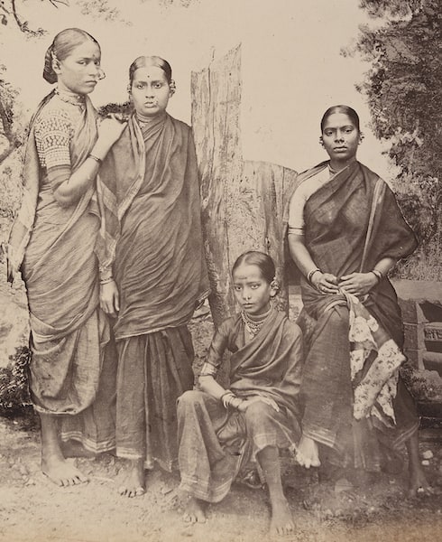 William Johnson and William Henderson, Mahratta Women of the Konkan, c. 1855-62, from Photographs of Western India. Volume I. Costumes and Characters, Southern Methodist University