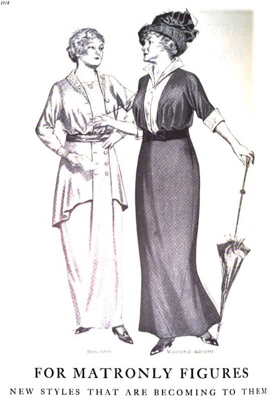 June 1914 - fashion plate - The Delineator via University of Iowa
