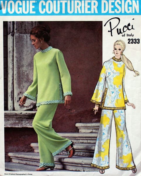 1960s Vogue pattern - 'Pucci of Italy'