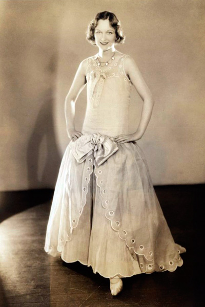 1920s - Eleanor Boardman, actress - robe de style